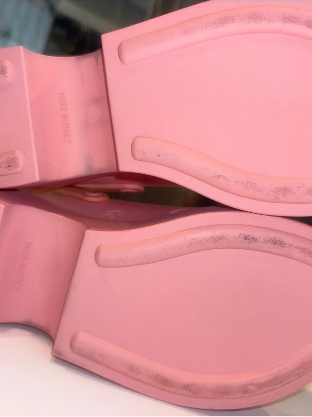 Platform Clog Sandals in Pink